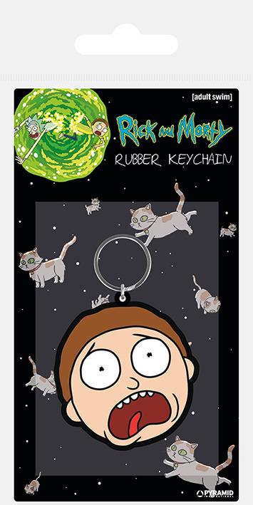Portachiavi Rick And Morty. Morty Terrified Face