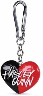 Portachiavi Harley Quinn Heart 3D Keychain