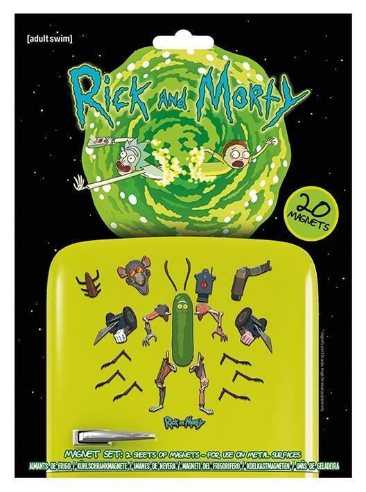 Magnet Set Rick And Morty.