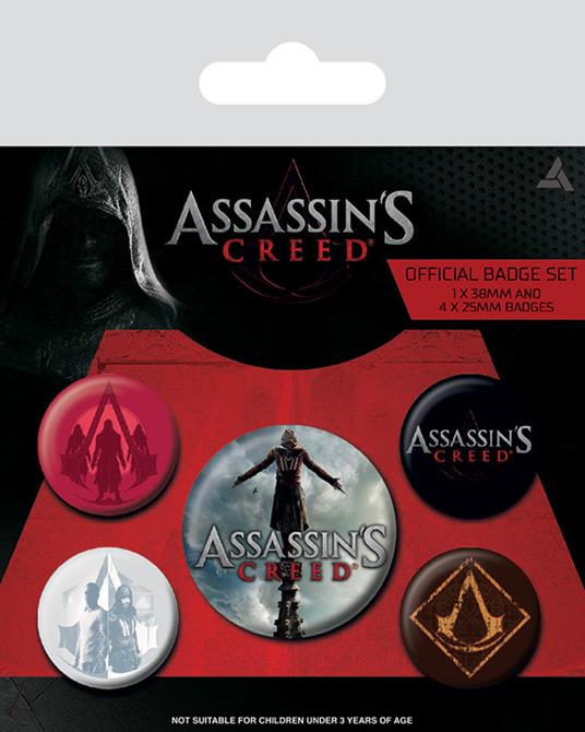 Badge Pack Assassin'S Creed Movie Distintivi