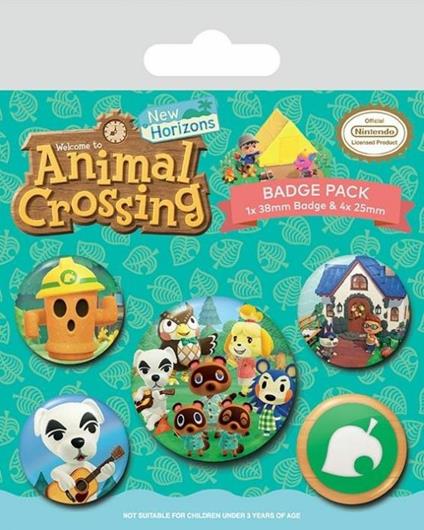 Nintendo Animal Crossing Islander Badge Pack