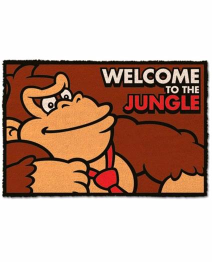 Zerbino Donkey Kong Welcome To The Jungle Door Mat