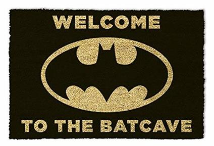 Zerbino Dc Originals Welcome To The Bat Cave Door Mat
