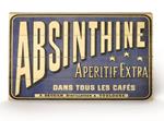 Stampa su legno 76 x 45 cm Absinthe Aperitif