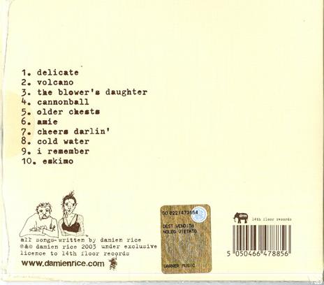 O - CD Audio di Damien Rice - 2