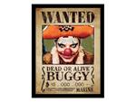 One Piece Da Collezioneprint Framed Poster Buggy Wanted Pyramid International
