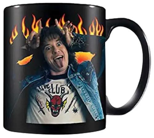 Tazza Stranger Things Eddie Hellfire Club Nera