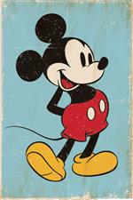 Poster Mickey Mouse. Retro