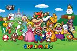 Poster Super Mario. Characters