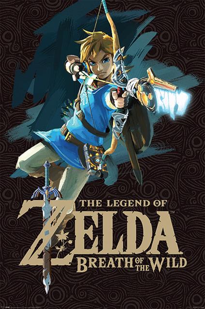 Poster The Legend Of Zelda: Breath Of The Wild. Game Cover