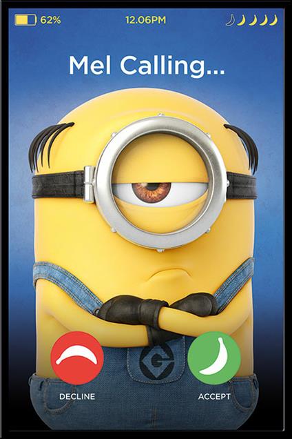 Poster Maxi Despicable Me 3. Mel Calling