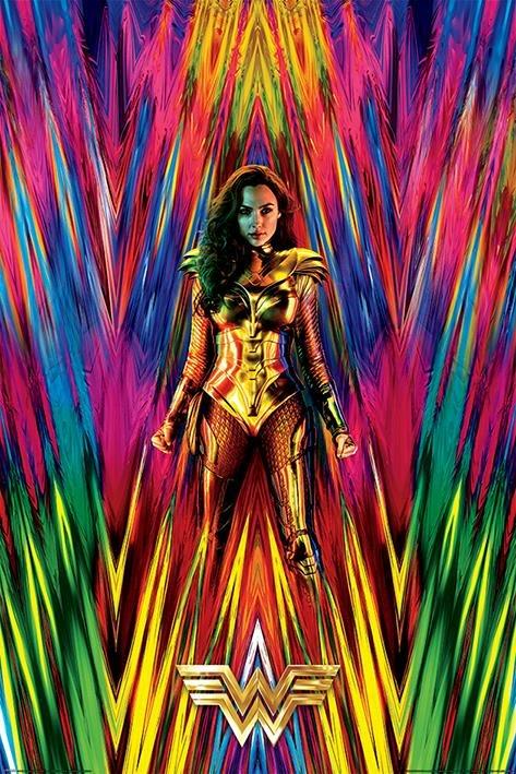 Poster 61X91,5 Cm Dc Comics. Wonder Woman 1984. Neon Static