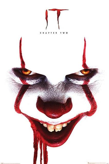 Poster 61X91,5 Cm It: Chapter Two Pennywise Face