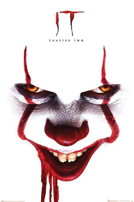 Poster 61X91,5 Cm It: Chapter Two Pennywise Face