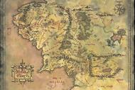 Poster The Lord of the Rings (Middle Earth Map)
