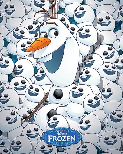 Poster Frozen Fever. Olaf & Baby Olafs