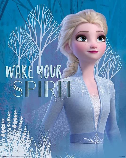 Poster 40X50 Cm Disney. Frozen 2. Wake Your Spirit Elsa
