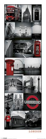 Poster London. Collage