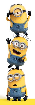 Poster da porta Despicable Me. 3 Minions