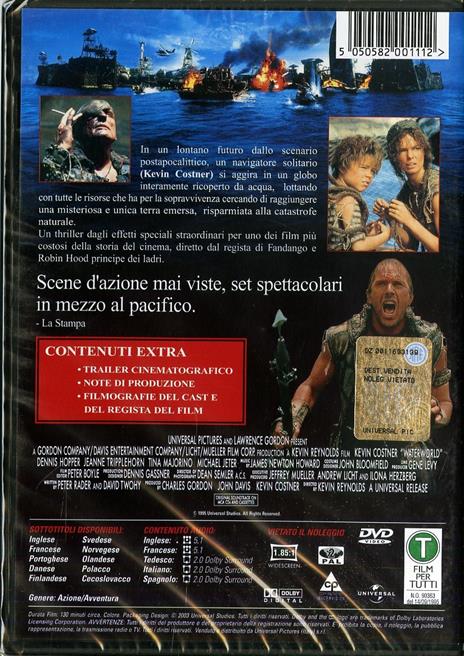 Waterworld (DVD) di Kevin Reynolds - DVD - 2