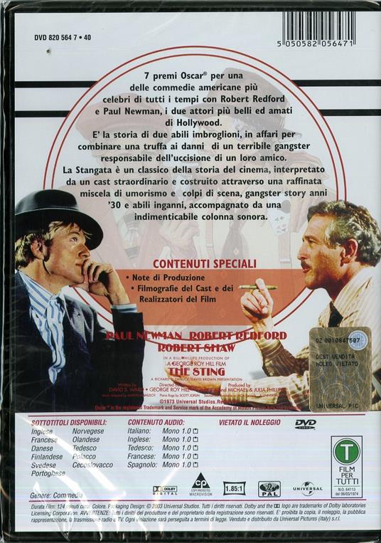 La stangata (DVD) di George Roy Hill - DVD - 2
