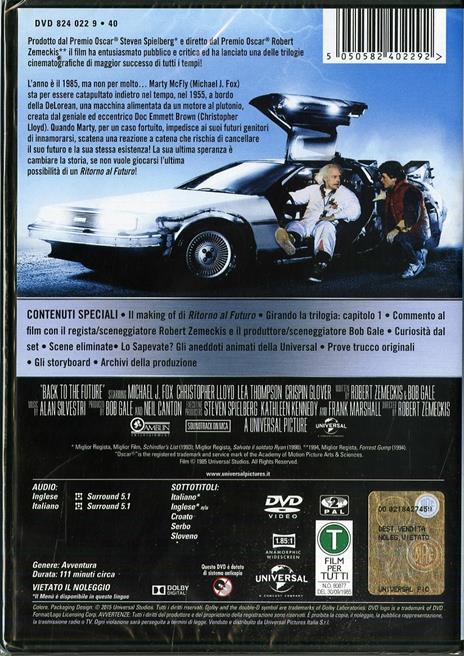 Ritorno al futuro (DVD) di Robert Zemeckis - DVD - 2