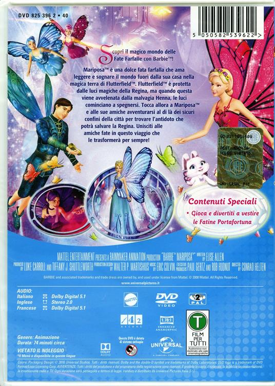 Barbie Mariposa di Conrad Helten - DVD - 2
