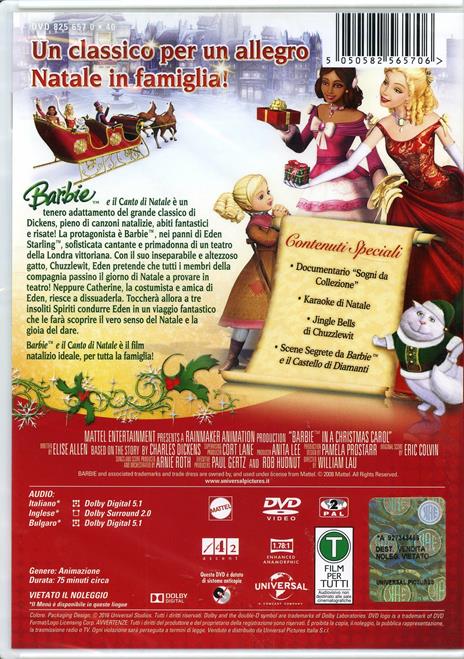 Barbie e il canto di Natale di William Lau - DVD - 2