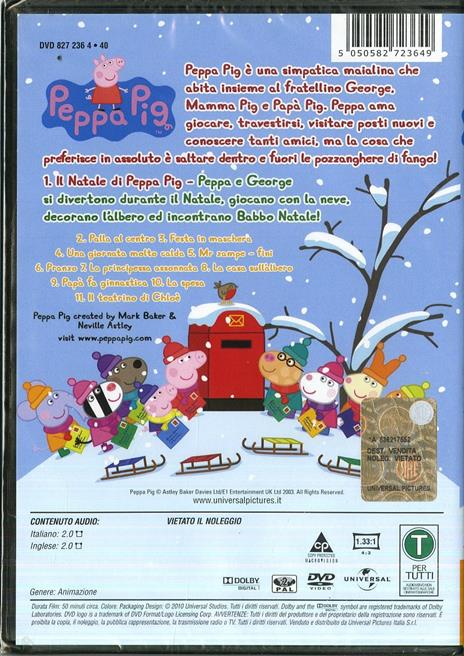 Peppa Pig. Il Natale di Peppa di Neville Astley,Mark Baker - DVD - 2