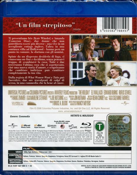 L' amore non va in vacanza di Nancy Meyers - Blu-ray - 2