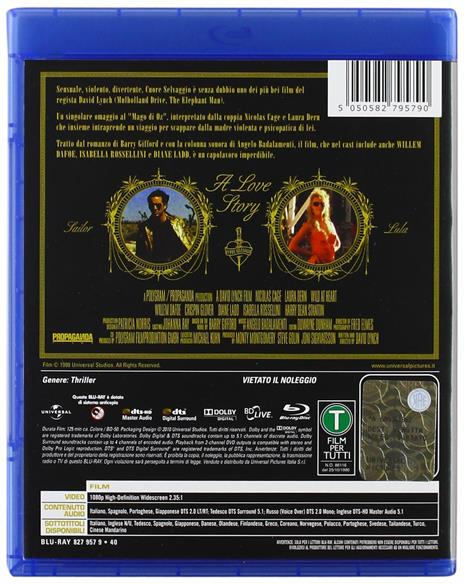 Cuore selvaggio (Blu-ray) di David Lynch - Blu-ray - 2