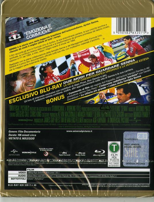 Senna (Blu-ray) di Asif Kapadia - Blu-ray - 2