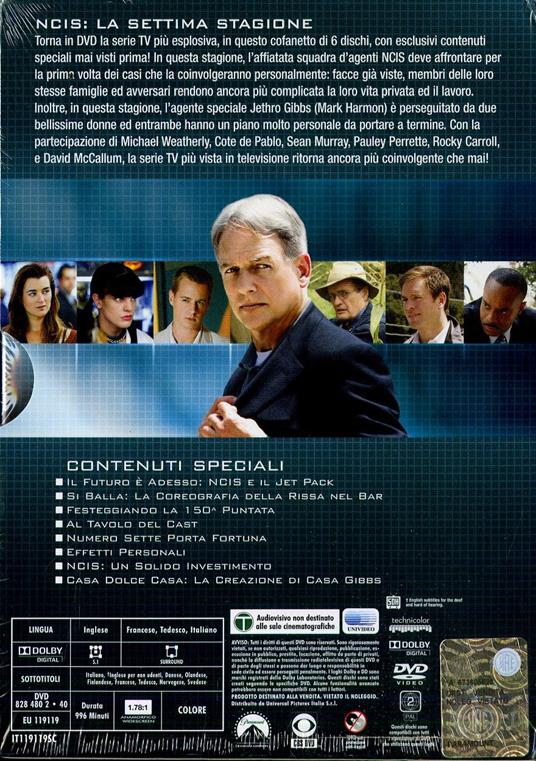 NCIS. Naval Criminal Investigative Service. Stagione 7 (Serie TV ita) (6 DVD) - DVD - 2