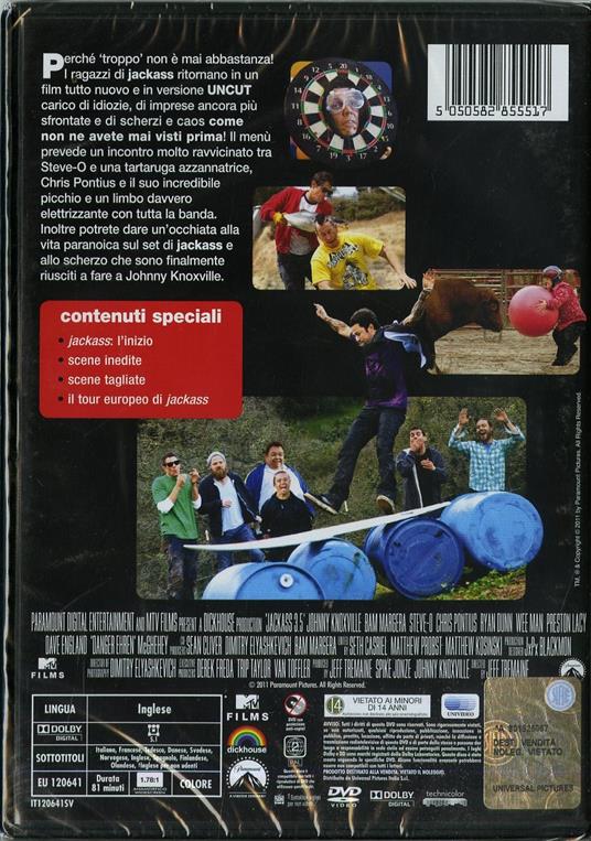 Jackass 3.5 di Jeff Tremaine - DVD - 2