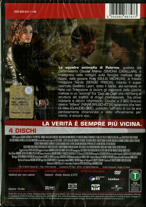 Squadra antimafia. Palermo oggi. Stagione 2 (4 DVD) di Pier Belloni,Beniamino Catena - DVD - 2