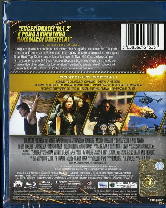 Mission: Impossible 2 di John Woo - Blu-ray - 2