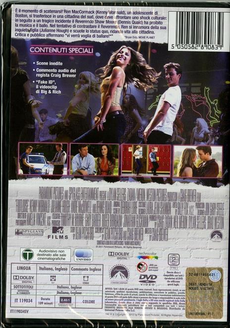 Footloose di Craig Brewer - DVD - 2