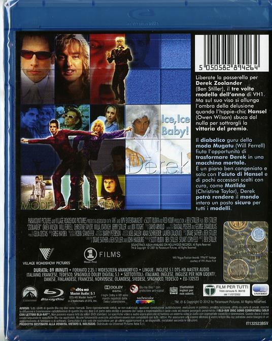 Zoolander di Ben Stiller - Blu-ray - 2