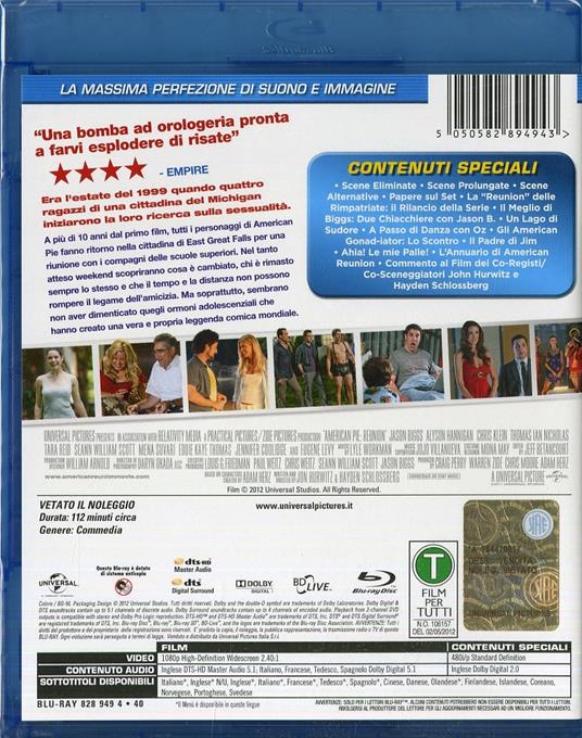 American Pie. Ancora insieme di Jon Hurwitz,Hayden Schlossberg - Blu-ray - 2