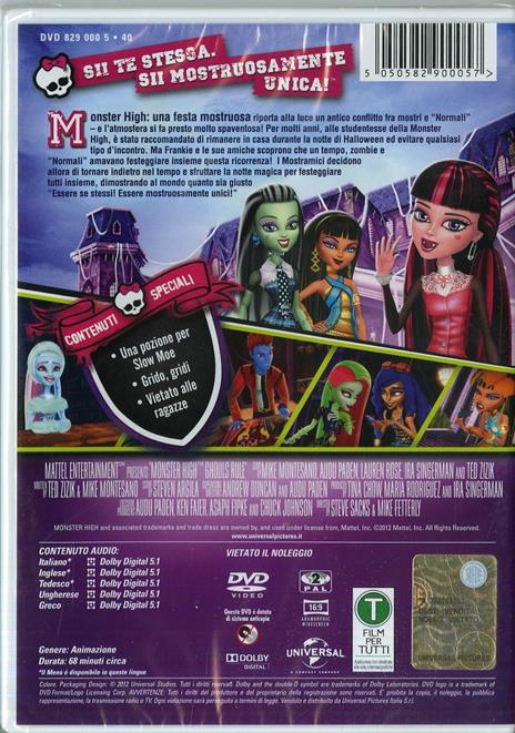Monster High. Una festa mostruosa - DVD - 2