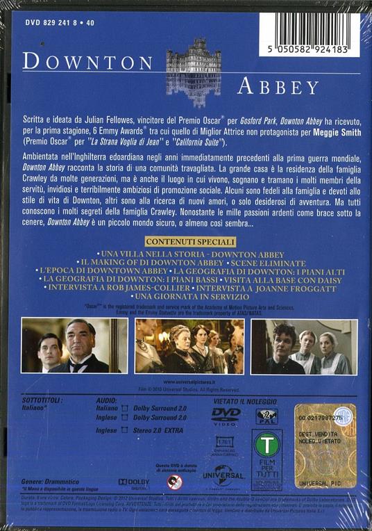 Downton Abbey. Stagione 1 (Serie TV ita) (3 DVD) di Brian Percival,Ben Bolt,Brian Kelly - DVD - 2
