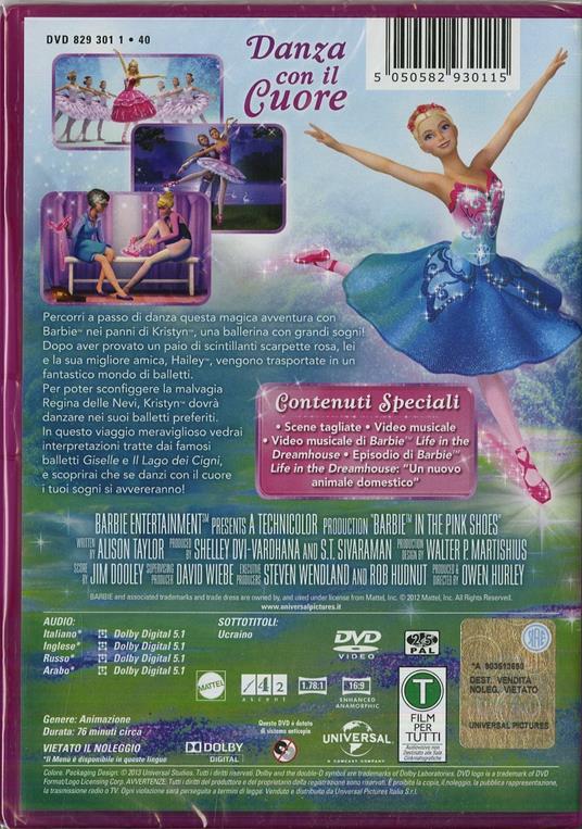 Barbie e le scarpette rosa di Owen Hurley - DVD - 2