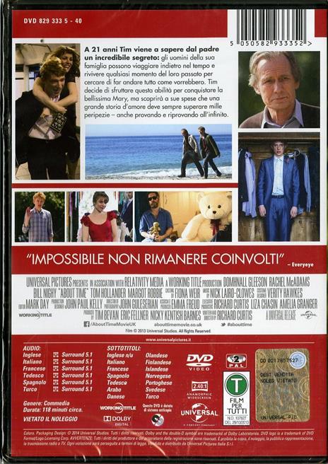 Questione di tempo di Richard Curtis - DVD - 2