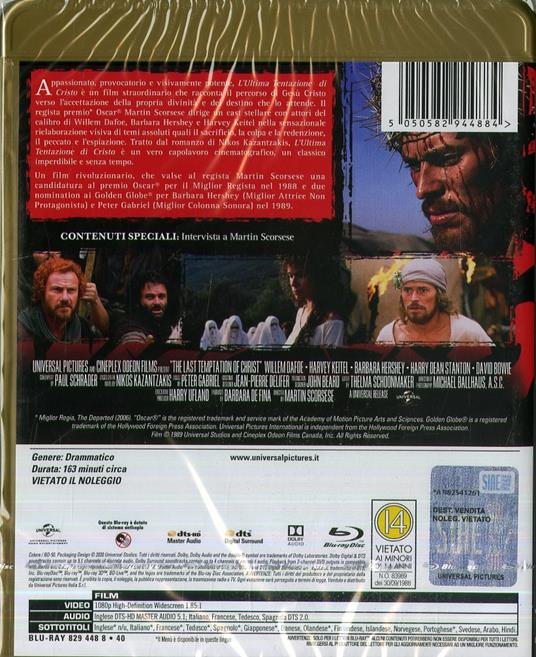 L' ultima tentazione di Cristo (Blu-ray) di Martin Scorsese - Blu-ray - 2