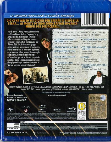 Monty Python: il senso della vita di Terry Jones - Blu-ray - 2