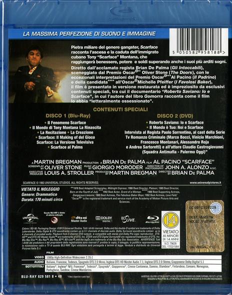 Scarface (DVD + Blu-ray) di Brian De Palma - DVD + Blu-ray - 2