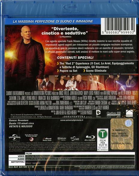 Red 2 di Dean Parisot - Blu-ray - 2