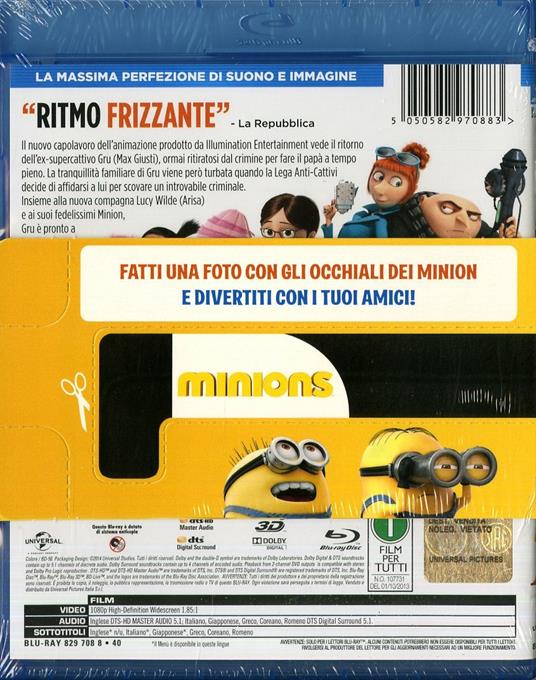 Cattivissimo Me 2. 3D (Blu-ray + Blu-ray 3D) di Pierre Coffin,Chris Renaud - 2