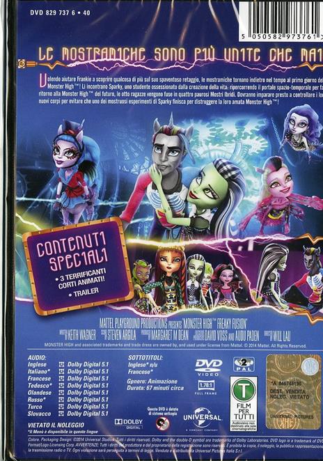 Monster High. Fusioni mostruose - DVD - 2