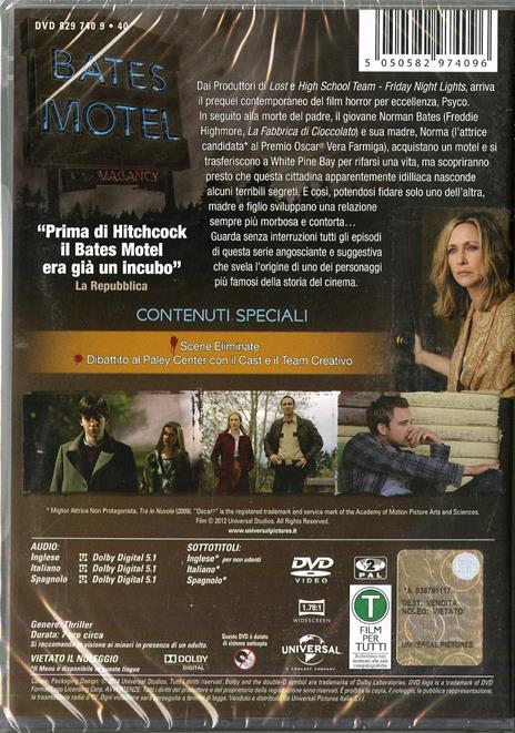 Bates Motel. Stagione 1 (3 DVD) di Tucker Gates,Ed Bianchi,S.J. Clarkson - DVD - 2